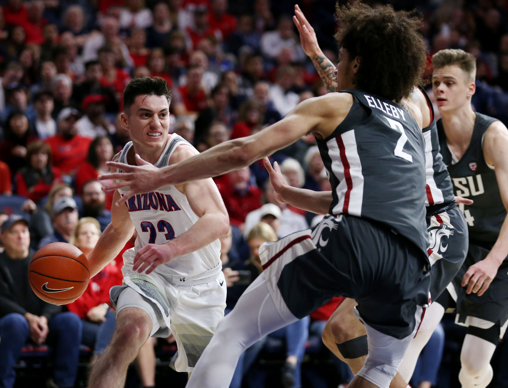 Arizona Wildcats 55, Washington State 69